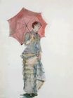 Marie Bracquemond - Woman with an Umbrella 1880