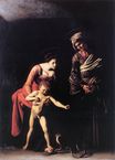 Caravaggio - Madonna and Child with St. Anne 1606