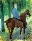 Mary Cassatt - Mr. Robert S. Cassatt on Horseback 1885