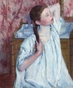 Mary Cassatt - Girl ranging Her Hair 1886