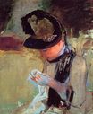 Mary Cassatt - Young Woman Sewing in the Garden 1886