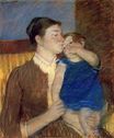 Mary Cassatt - Mother s Goodnight Kiss. Young Mother 1888