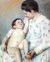Mary Cassatt - Baby`s First Cess 1891