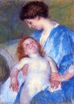 Mary Cassatt - Baby Smiling up at Her Mother 1897