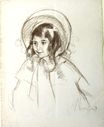 Mary Cassatt - Young Girl with Bonnet 1904