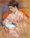 Mary Cassatt - Mother Jeanne Nursing Her Baby 1907-1908