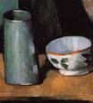 Still Life bowl and milk jug 1877