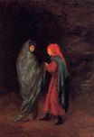 Edgar Degas - Dante and Virgil at the Entrance to Hell 1858