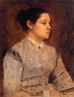 Edgar Degas - Portrait of a Young Woman 1865