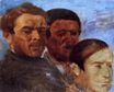 Edgar Degas - Three Heads 1871