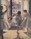 Edgar Degas - Three Dancers in an Exercise Hall 1874