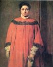Edgar Degas - Girl in Red 1876