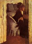 Edgar Degas - Woman Putting on her Gloves 1877
