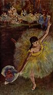 Edgar Degas - Dancer with Bouquet 1877