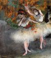 Edgar Degas - Two Dancers Entering the Stage 1878