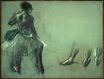 Edgar Degas - Dancer Seen from Behind and Three Studies of Feet 1878