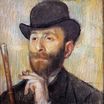 Edgar Degas - Portrait of Zacherie Zacharian 1886