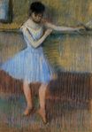Edgar Degas - Dancer in Blue at the Barre 1889