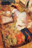 Edgar Degas - Reading 1889