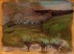 Edgar Degas - Olive Trees against a Mountainous Background 1893
