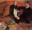 Edgar Degas - Pagan and Degas Father 1895