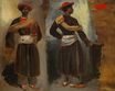 Two Views of a Standing Indian from Calcutta 1823-1824