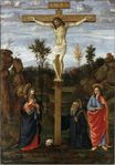 Gherardo di Giovanni del Fora - The Crucifixion of Christ with the Image of Saint Benedict 1490