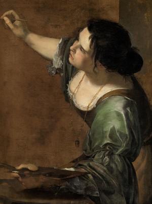 Artemisia Gentileschi Self-Portrait as a Lute Player, 1615–1617