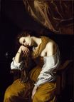 Artemisia Gentileschi - Mary Magdalene as Melancholy 1621-1622