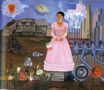 Frida Kahlo - Self-Portrait Along the Boarder Line Between Mexico and the United States 1932