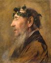 Study of an Old Man with Ivy Wreath 1888-1890