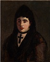 Spanish Woman with a Black Cross 1865