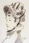 Portrait of madame Julles Guillemet 1878