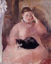 Woman with a Cat 1880
