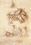 Michelangelo - The Fall of Phaeton 1533