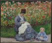 Claude Monet - Camille Monet and a Child in the Artist’s Garden in Argenteuil 1875