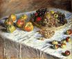 Claude Monet - Still Life with Apples And Grapes 1879