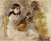 Berthe Morisot - Girl Playing the Mandolin 1890