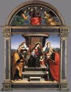 Raphael - Madonna and Child Enthroned with Saints 1504-1505