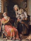 Rembrandt van Rijn - Tobit and Anna with the Kid Goat 1626