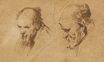 Rembrandt van Rijn - Two Studies of the Head of an Old Man 1626