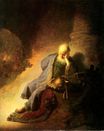 Rembrandt van Rijn - Jeremiah Lamenting the Destruction of Jerusalem 1630