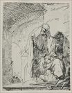 Rembrandt van Rijn - Saint Peter and Saint John at the Gate of the Temple 1630