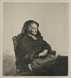 Rembrandt van Rijn - Rembrandt's Mother, Seated, Looking to the Right 1631