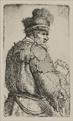 Rembrandt van Rijn - An Old Man Seen from Behind 1631