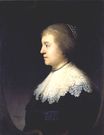 Rembrandt van Rijn - Portrait of Amalia van Solms, Wife of Frederik Hendrik of Orange 1632