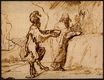 Rembrandt van Rijn - Satan Tempting Christ to Change Stones into Bread 1635-1640