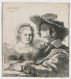 Rembrandt van Rijn - Self-portrait with Saskia 1636