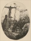 Rembrandt van Rijn - The Crucifixion an Oval Plate 1640