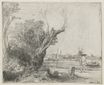 Rembrandt van Rijn - View of Omval, near Amsterdam 1645